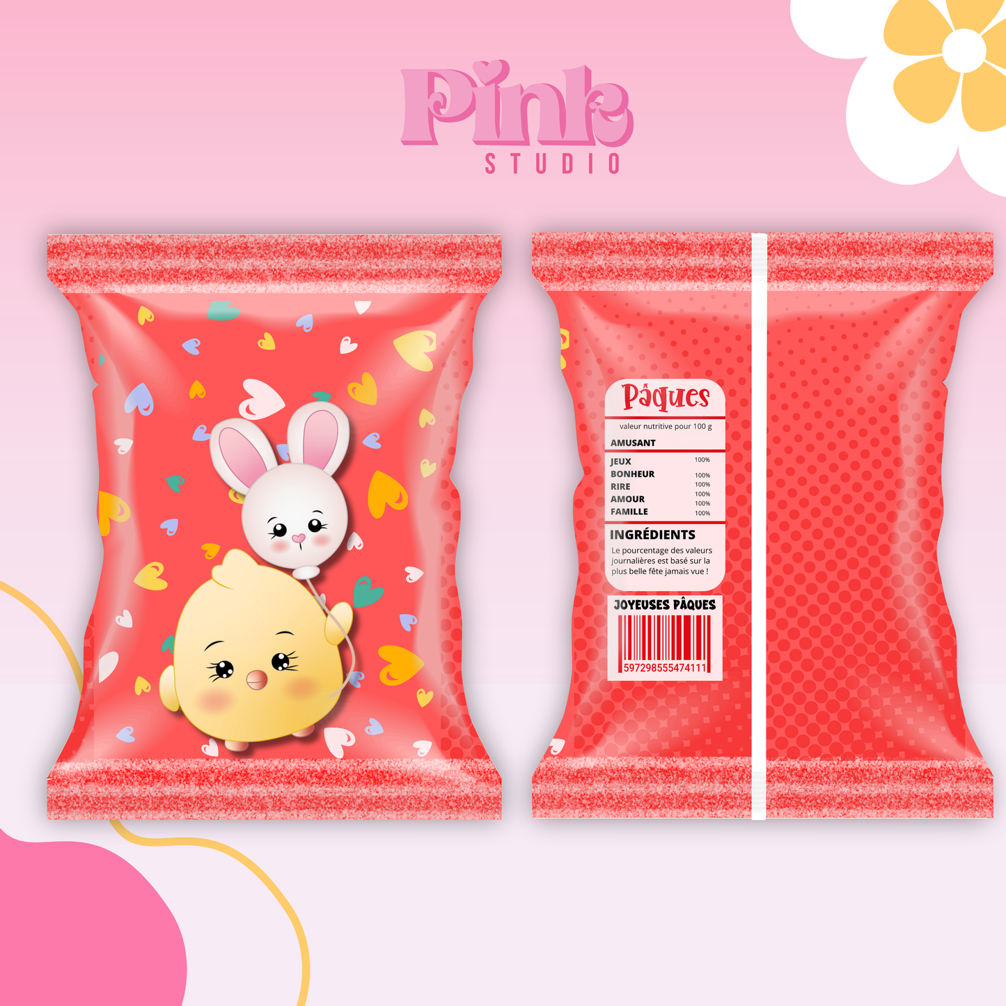 Chips bag - Poussin ballon (Français,Español et English)