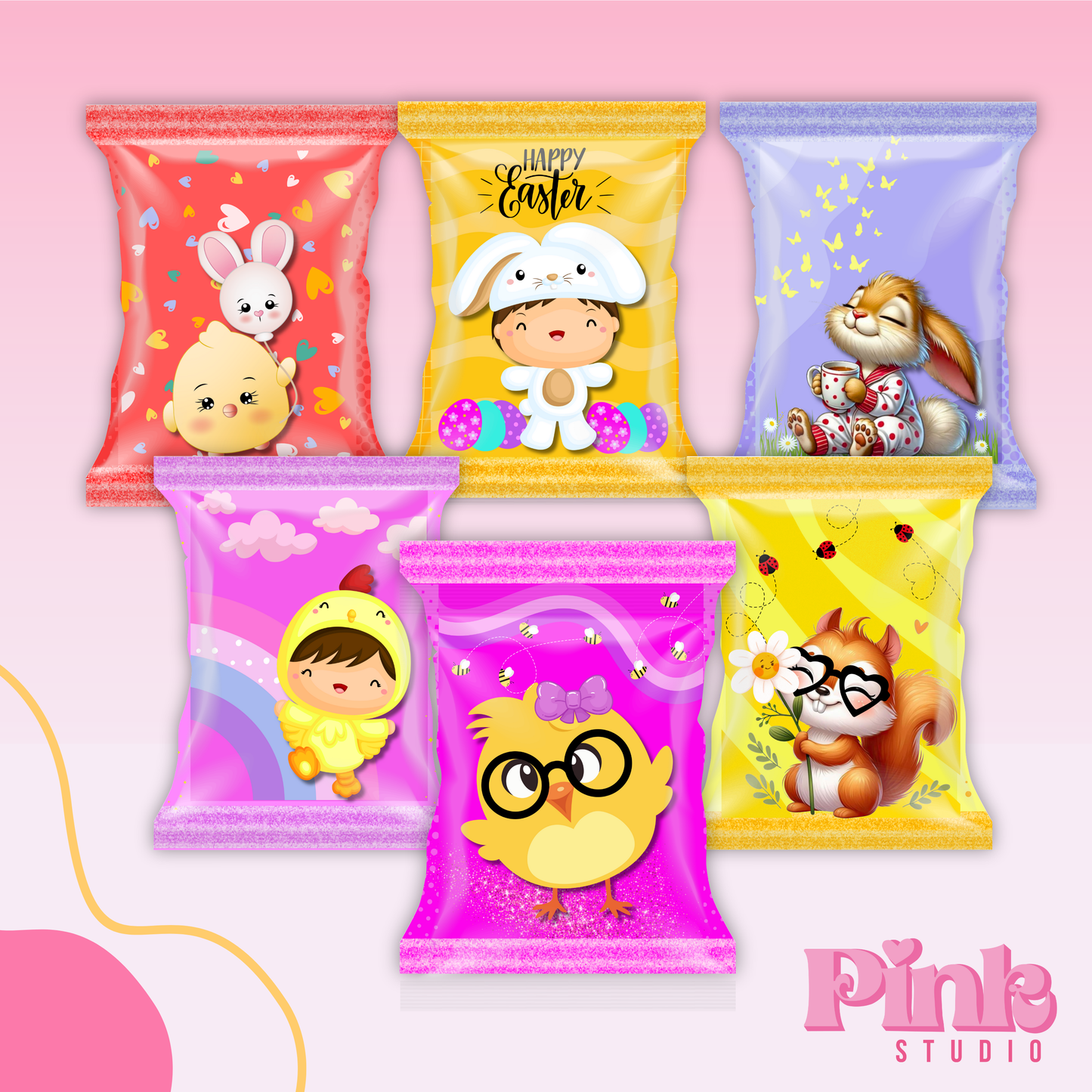 BUNDLE Chips bag - 6 modéles (Français,Español et English