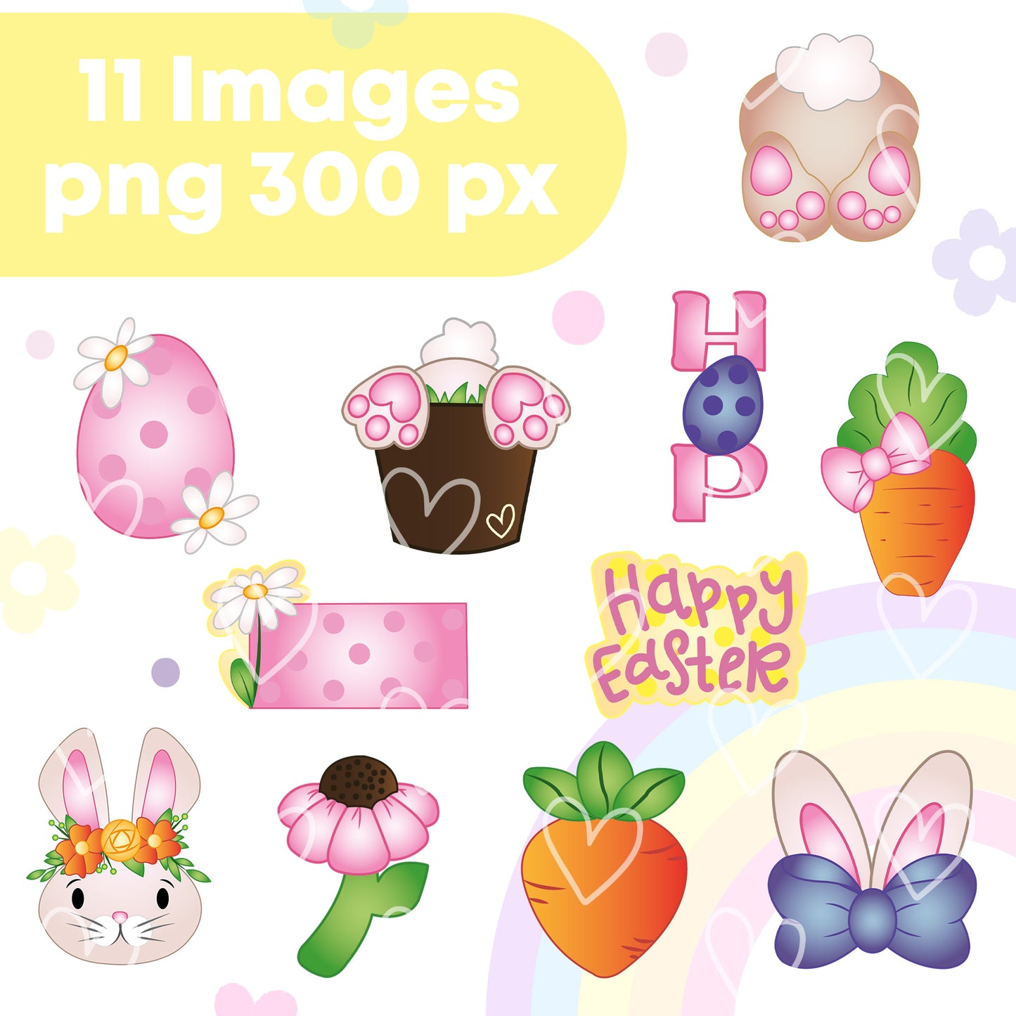Pâques 2 - Bundle images png 300px