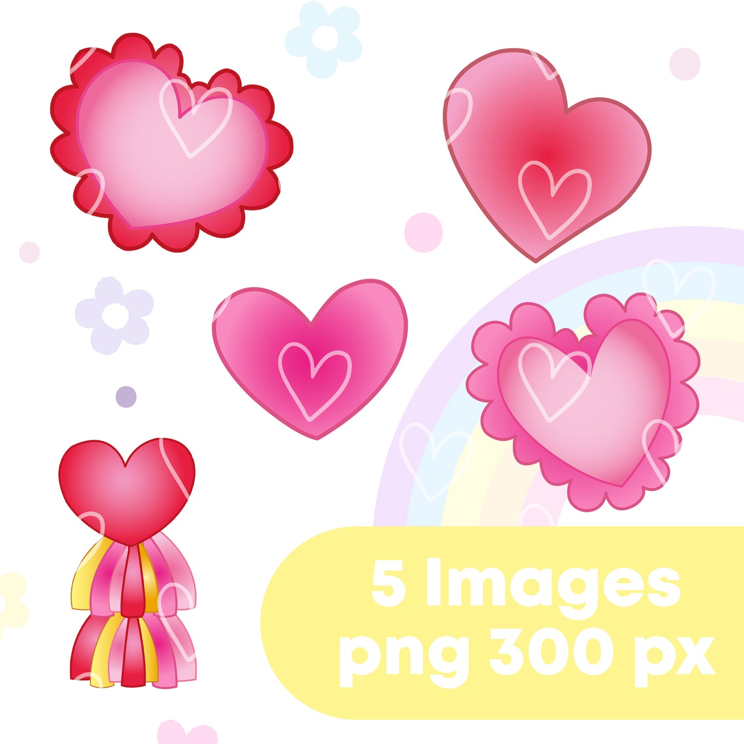 Corazón - Paquete de imágenes PNG 300px